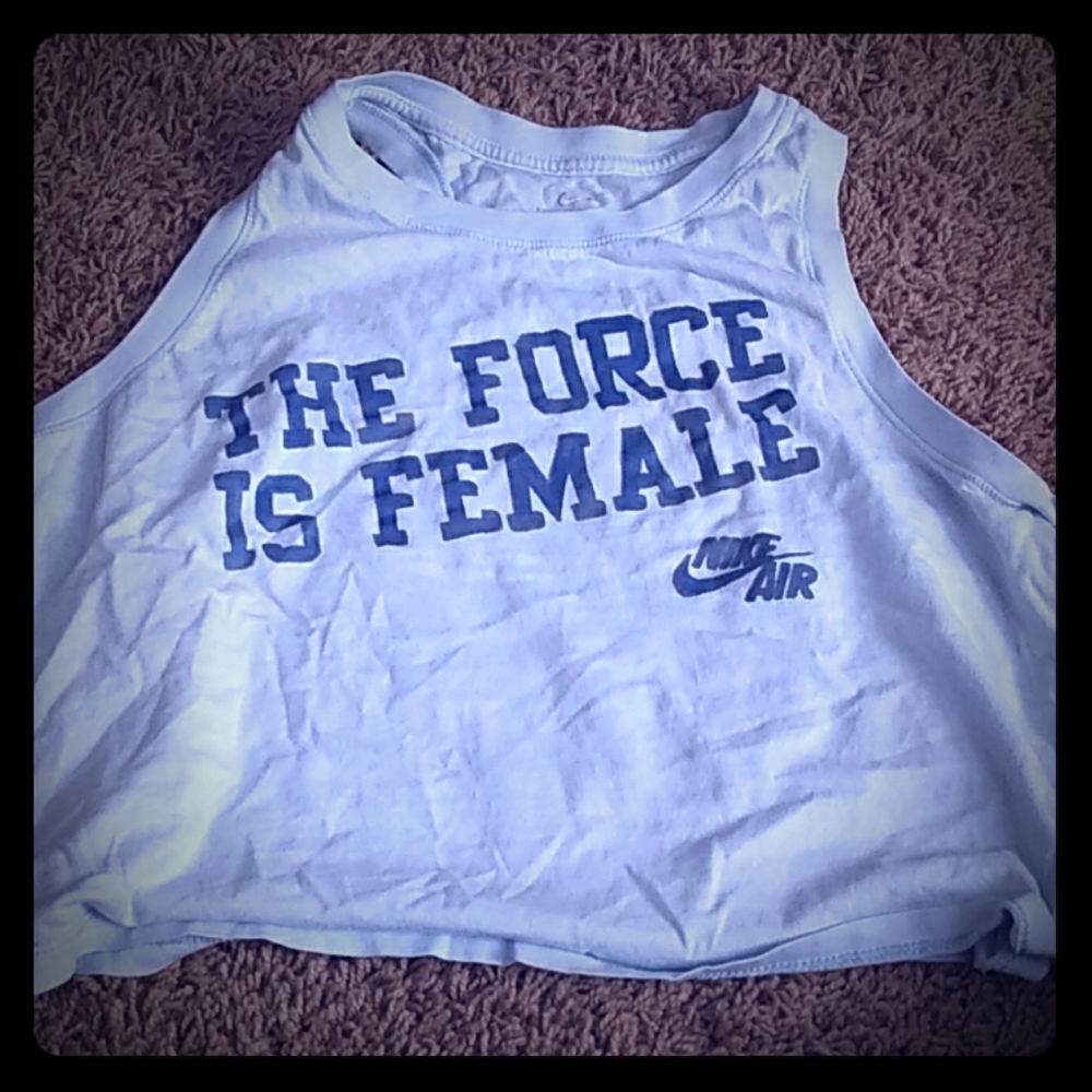 It is a Nike t-shirt and the size is a  large